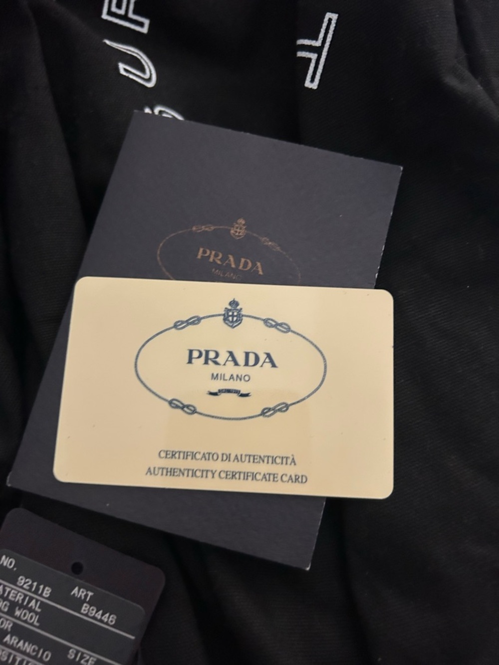 Y2K Wool Prada Orange Knit  Triangle Logo Shoulder Bag - Picture 5 of 10